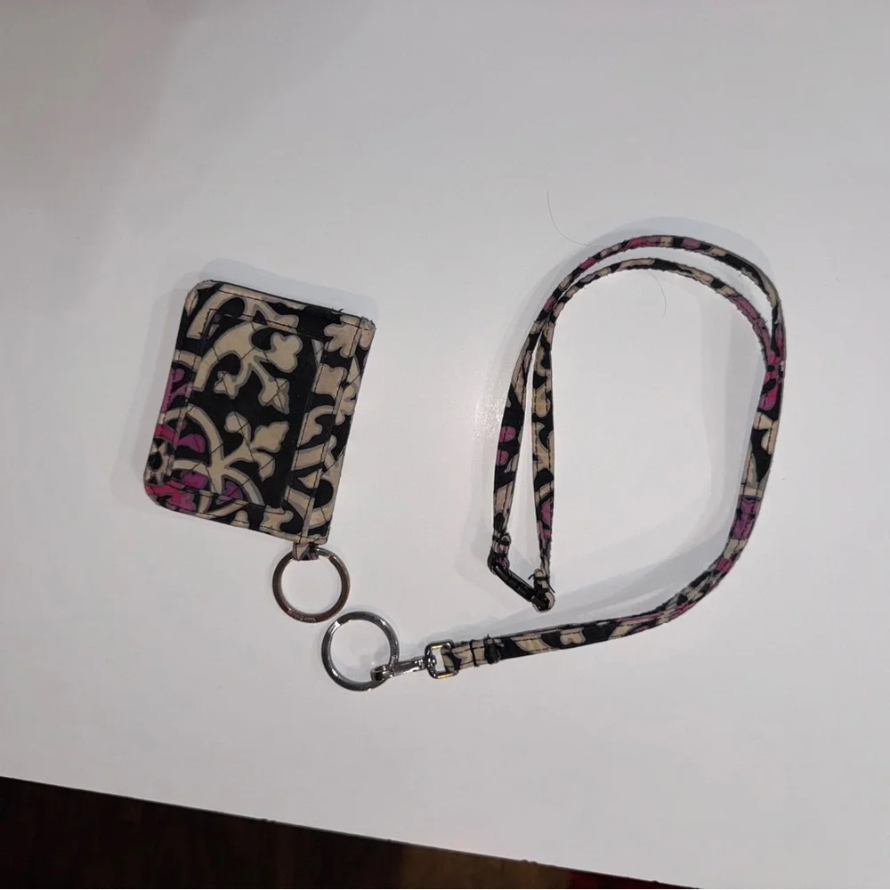 Vera Bradley 2 Multicolor Crossbody Bag Set with accessories